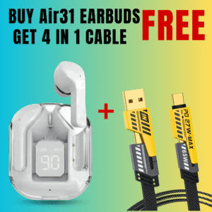 Air31 Wireless Earbuds get 4 in 1 Cable Free